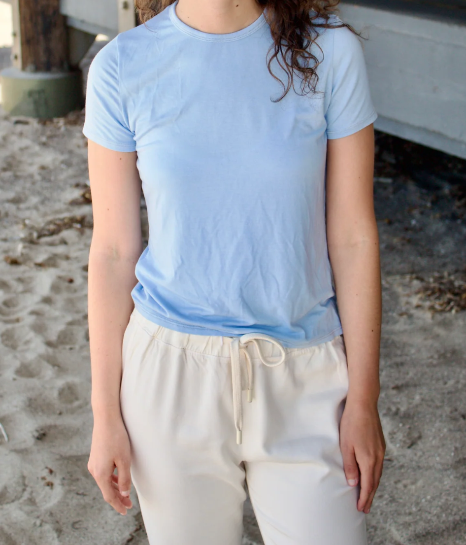 Softest Tee - Sea Breeze