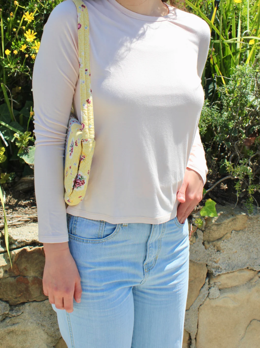 Softest Long Sleeve Tee - Pink Rose