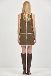 Haleigh Dress - Brown