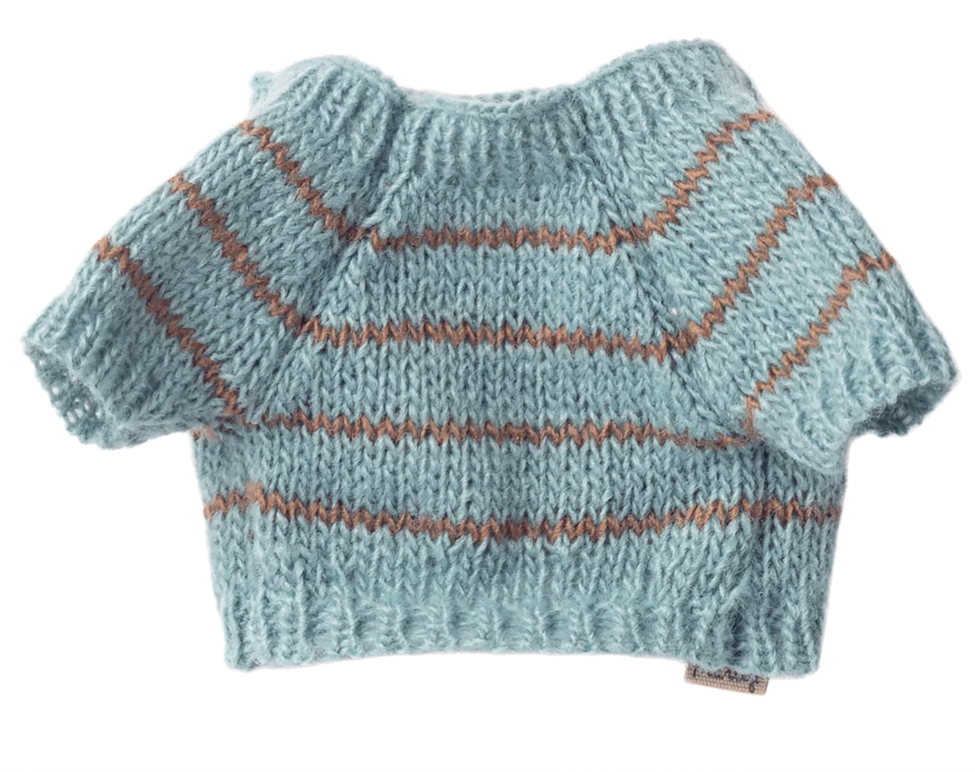 Puppy Supply Small Knitted Sweater - Dusty Blue