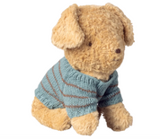 Puppy Supply Small Knitted Sweater - Dusty Blue