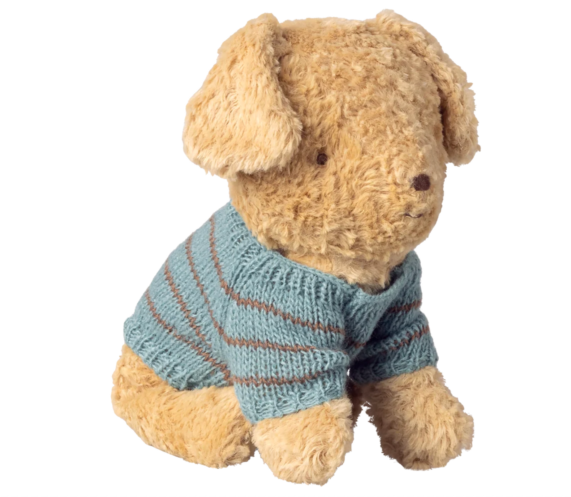 Puppy Supply Small Knitted Sweater - Dusty Blue