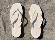 Sleepers Tapered Flip Flops - Sand