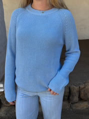 Cotton Fisherman Crew - Hampton Blue