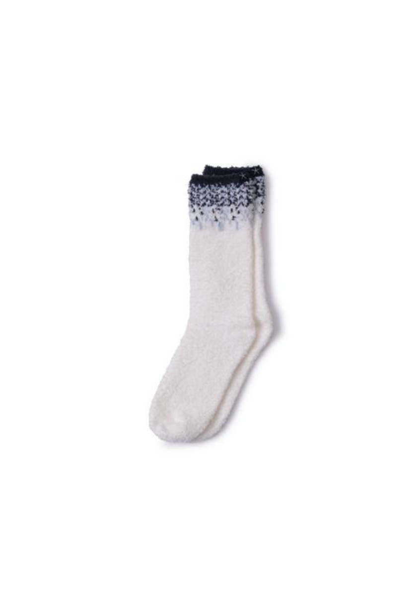 CozyChic Confetti Socks - Pearl