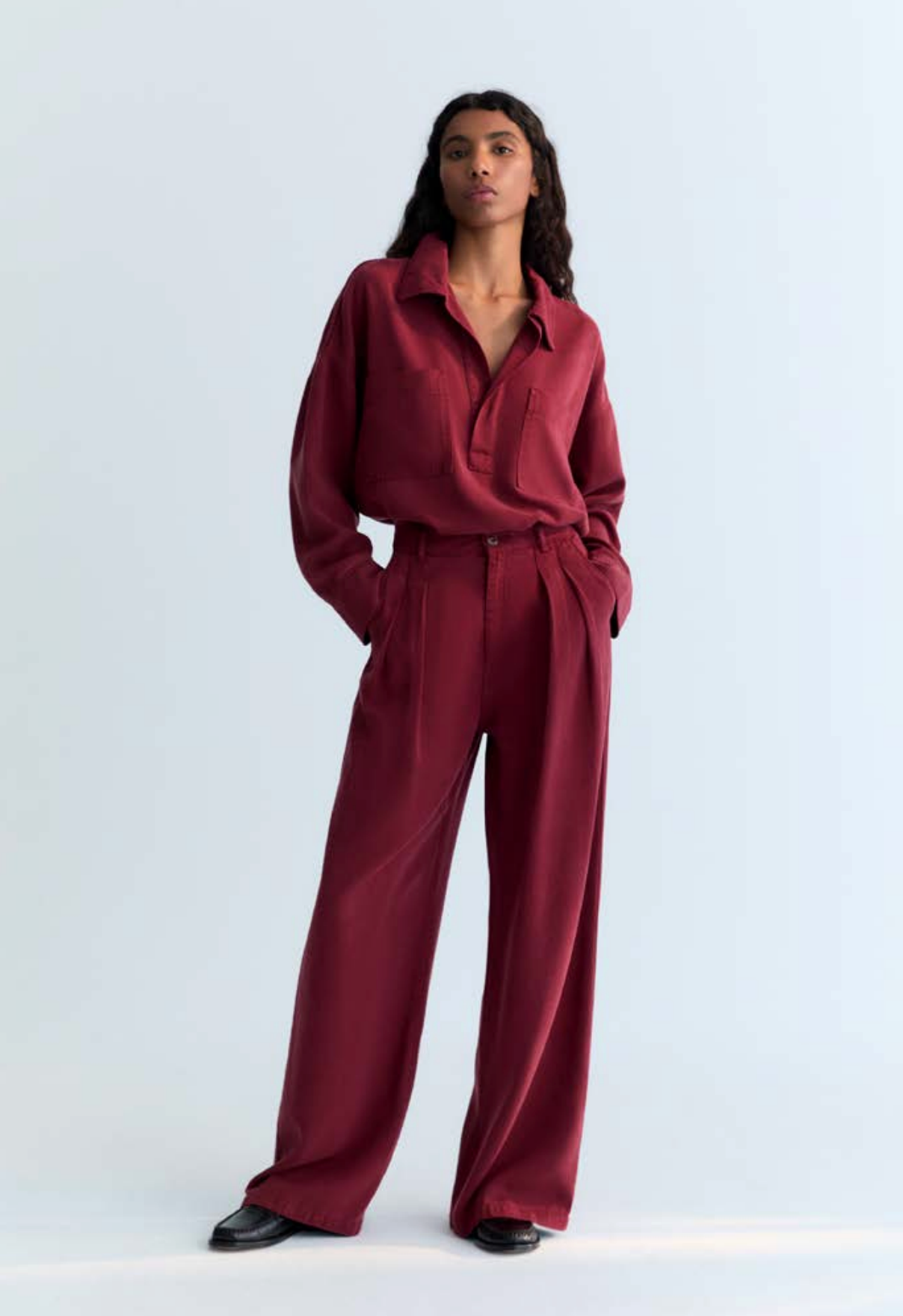 Nicol Woman Pant -Plum
