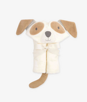 Tan Puppy Hooded Baby Bath Wrap