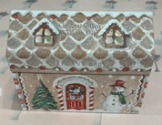 Gingerbread Christmas Cottage Socks 6pk