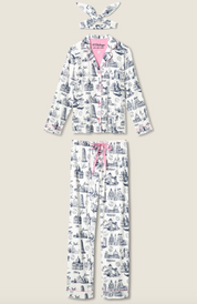 Bon Voyage 3-Piece Flannel PJ Set Regular price