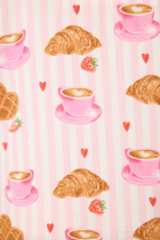 Brunch Club Breakfast 3-Piece Flannel PJ Set