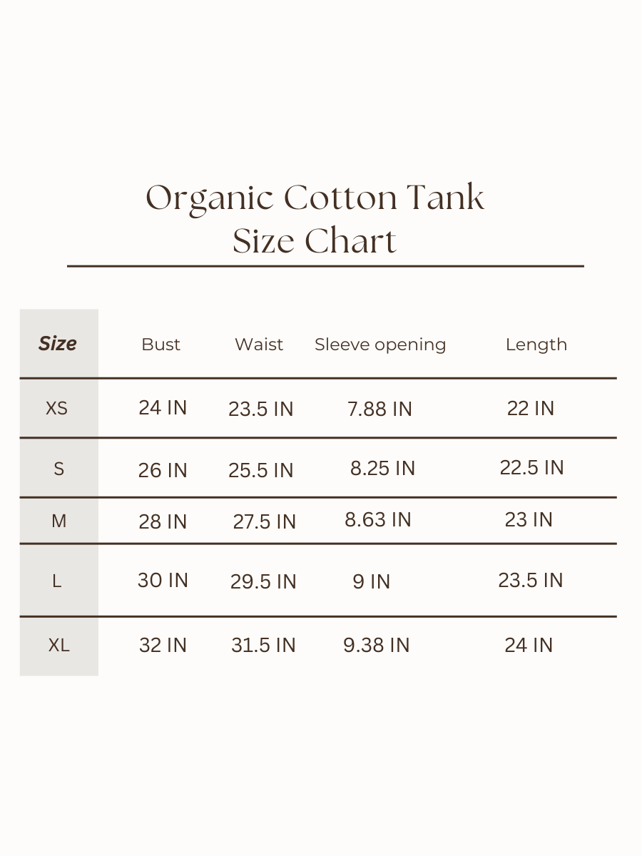 Organic Cotton Tank - Black
