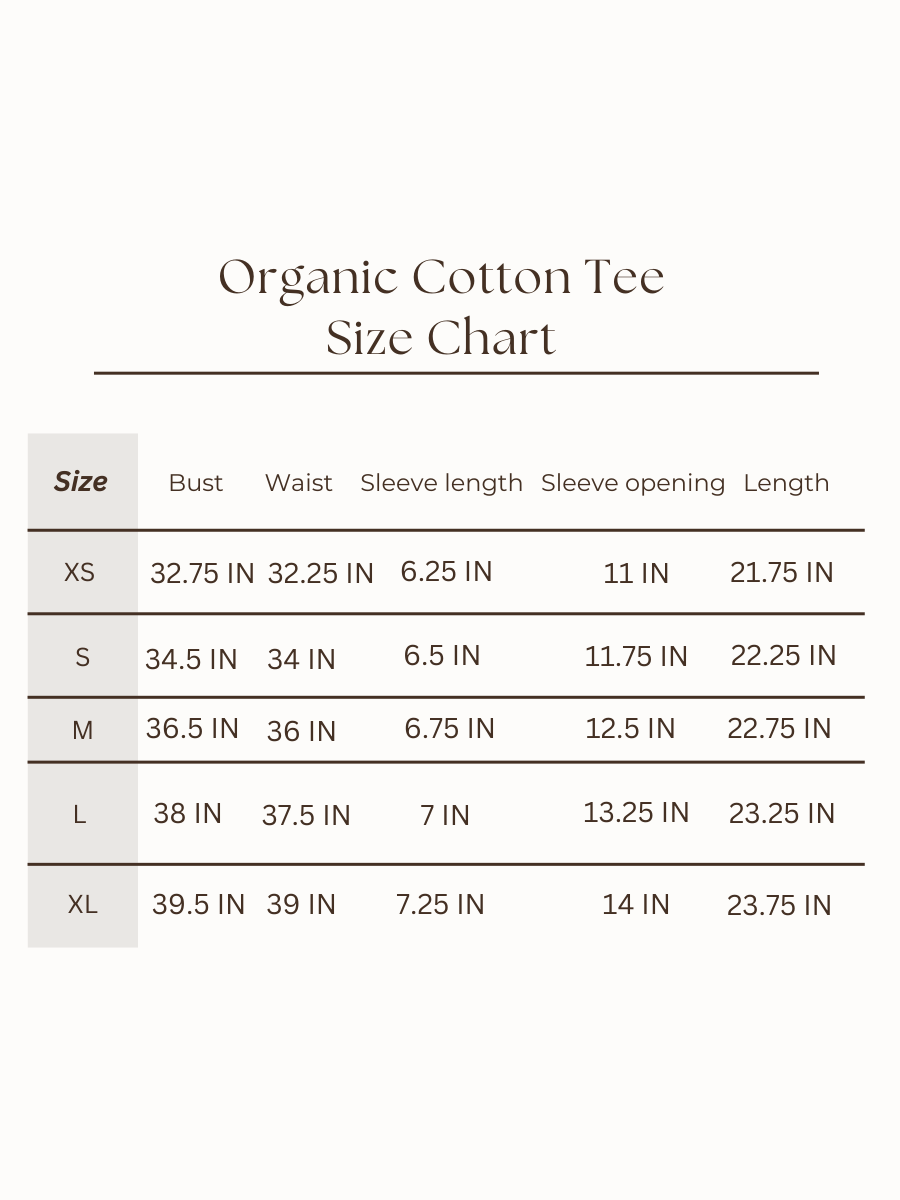 Organic Cotton Tee - Pink Rose