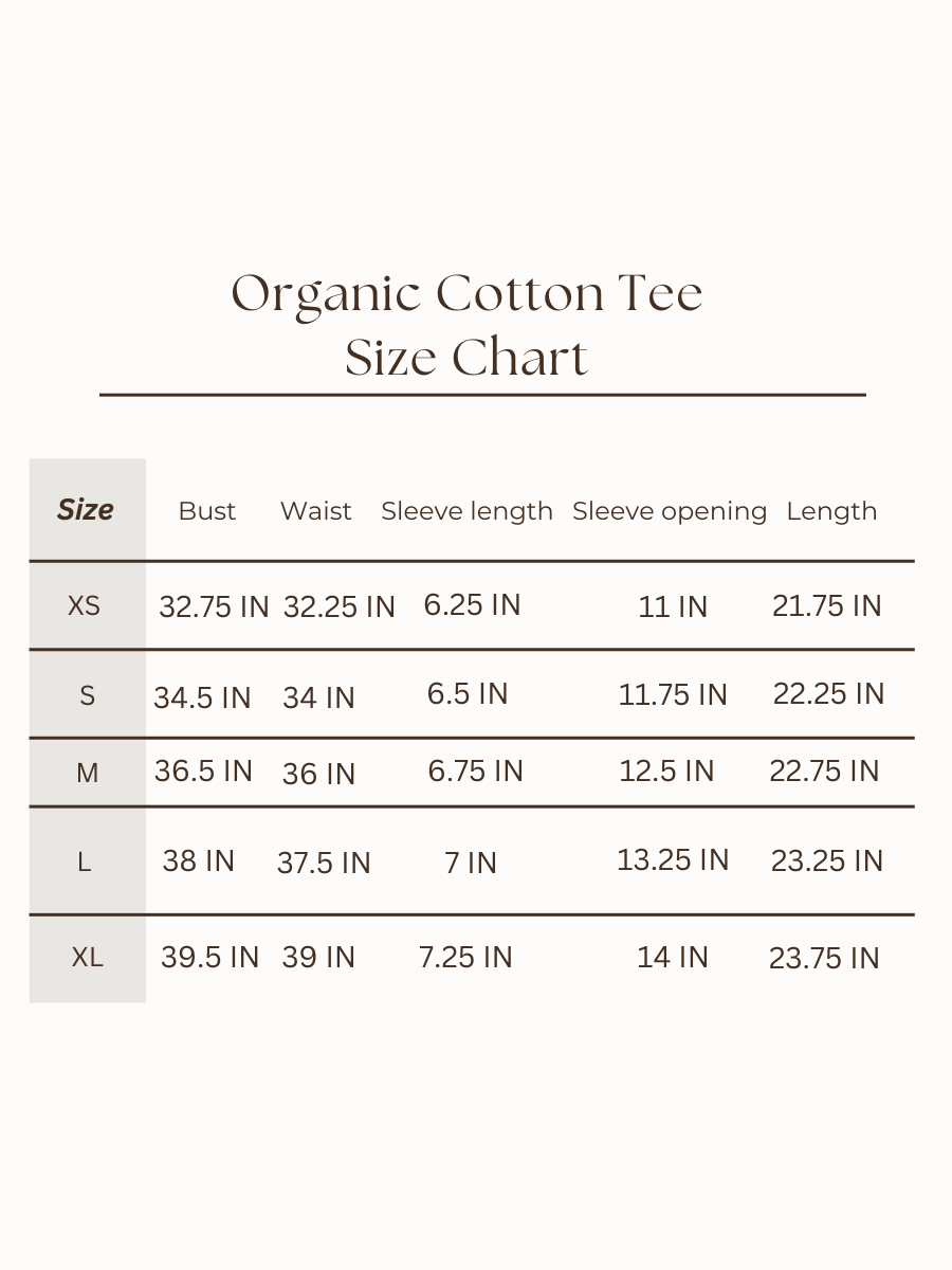 Organic Cotton Tee - Sand