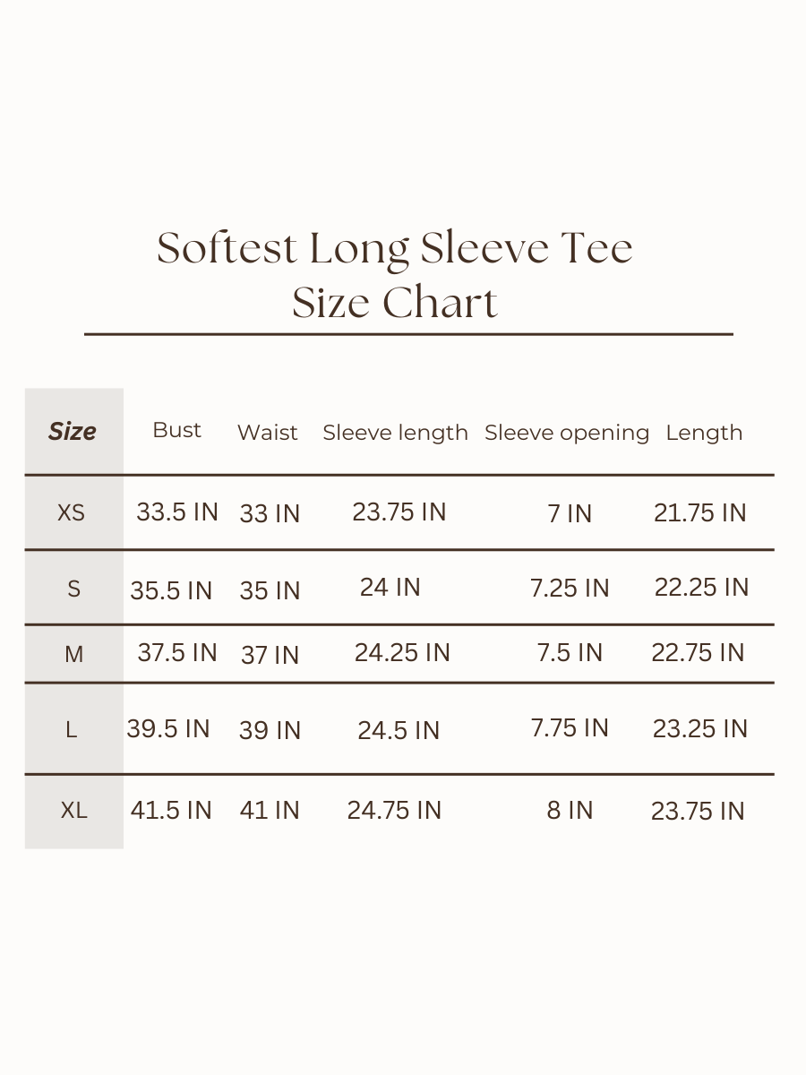 Softest Long Sleeve Tee - Sky Blue