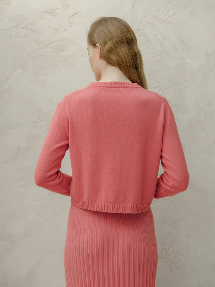 Fine Cotton Crewneck - Pesca
