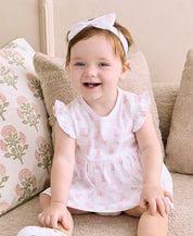 Teddy Bears Bodysuit Dress - Pink