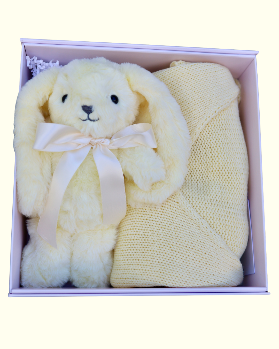 Yellow Bunny + Sweater Box