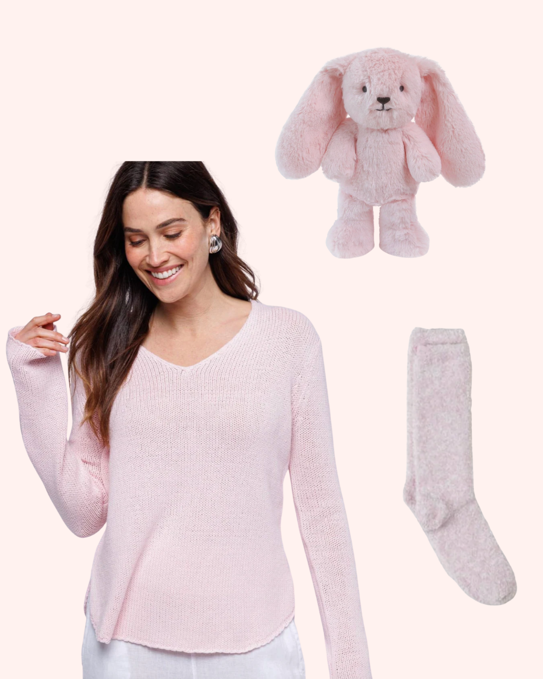 Pink Bunny + Sweater Box