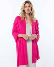 Cashmere Travel Wrap: Lipstick / One Size