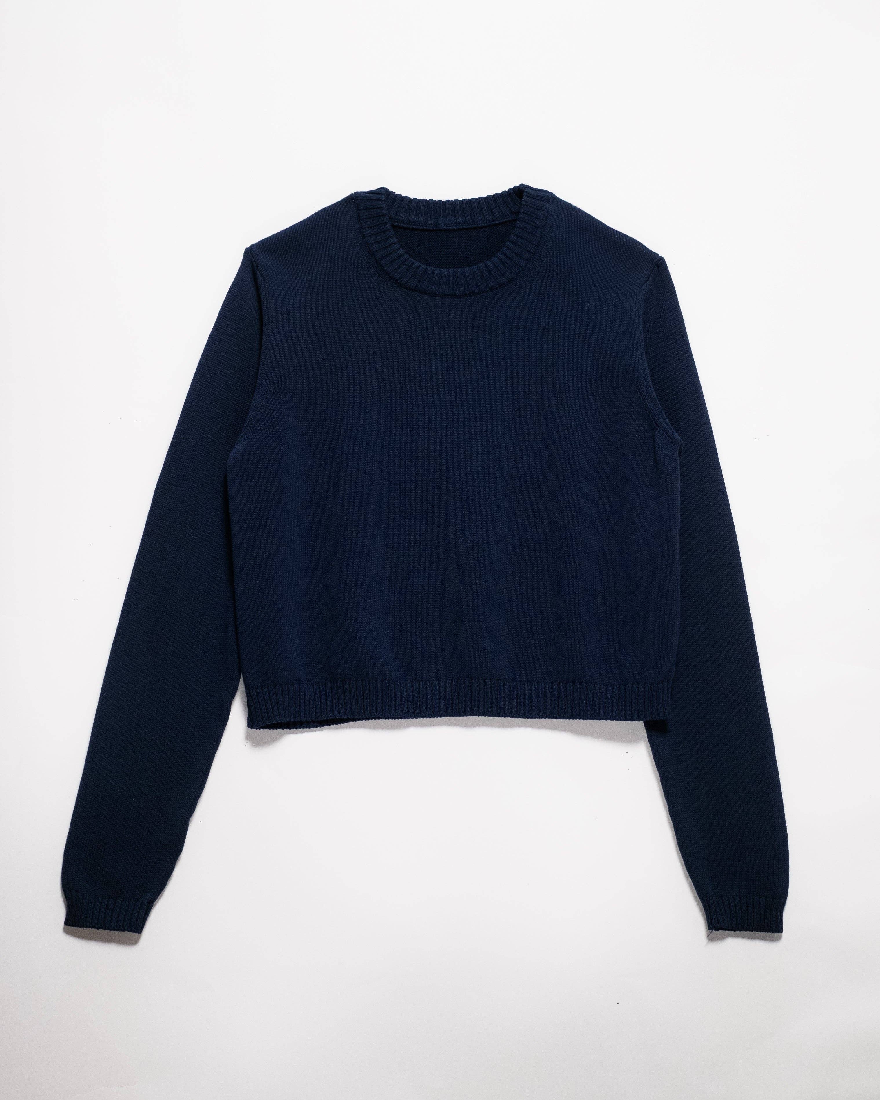Fine Cotton Crewneck - Beige