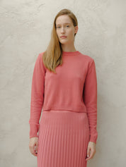 Fine Cotton Crewneck - Beige