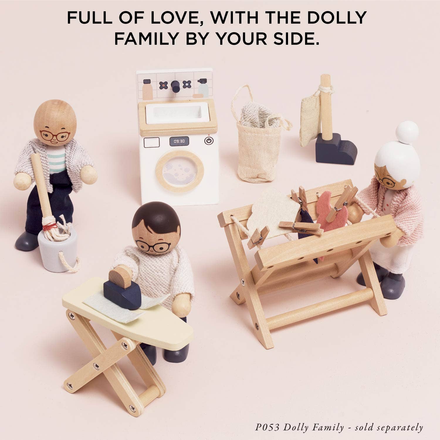 Wooden Dolls House Laundry Room
