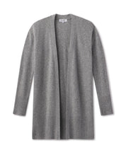 Long Cashmere Cardigan- Stone