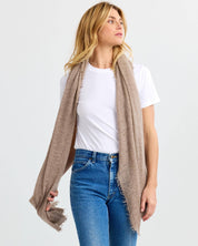 Felted Cashmere Scarf - Toast