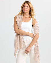 Felted Cashmere Scarf - Jute