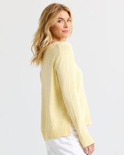 Everyday Cotton Crew - Buttermilk