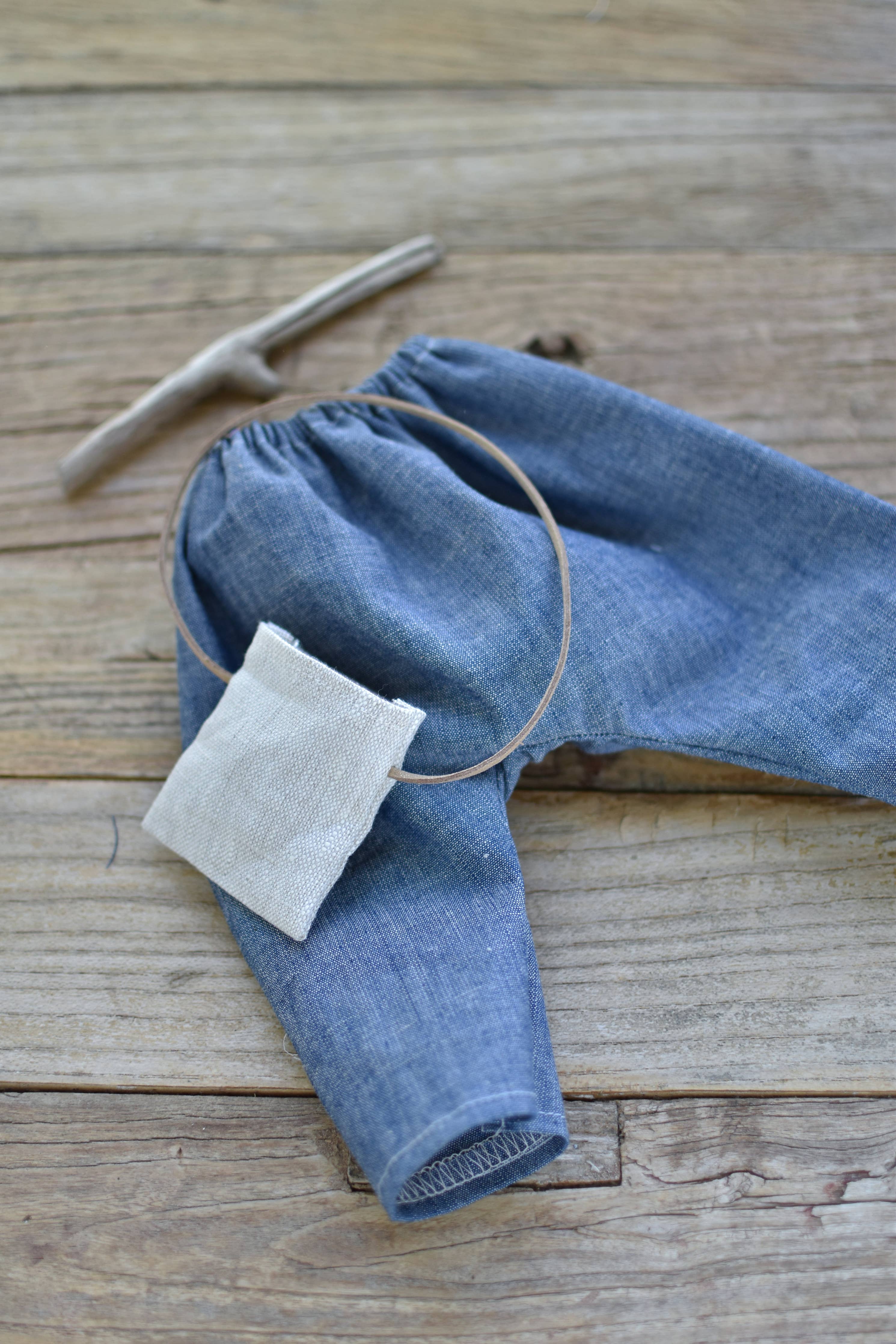 Ruthie the Rabbit – Heirloom Wool Doll in