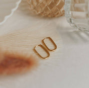 Avery Gold Hoops: Gold