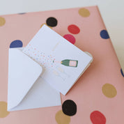 Cheers Champagne Mini Card