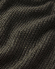 Cashmere Fisherman Crew- Dark Olive