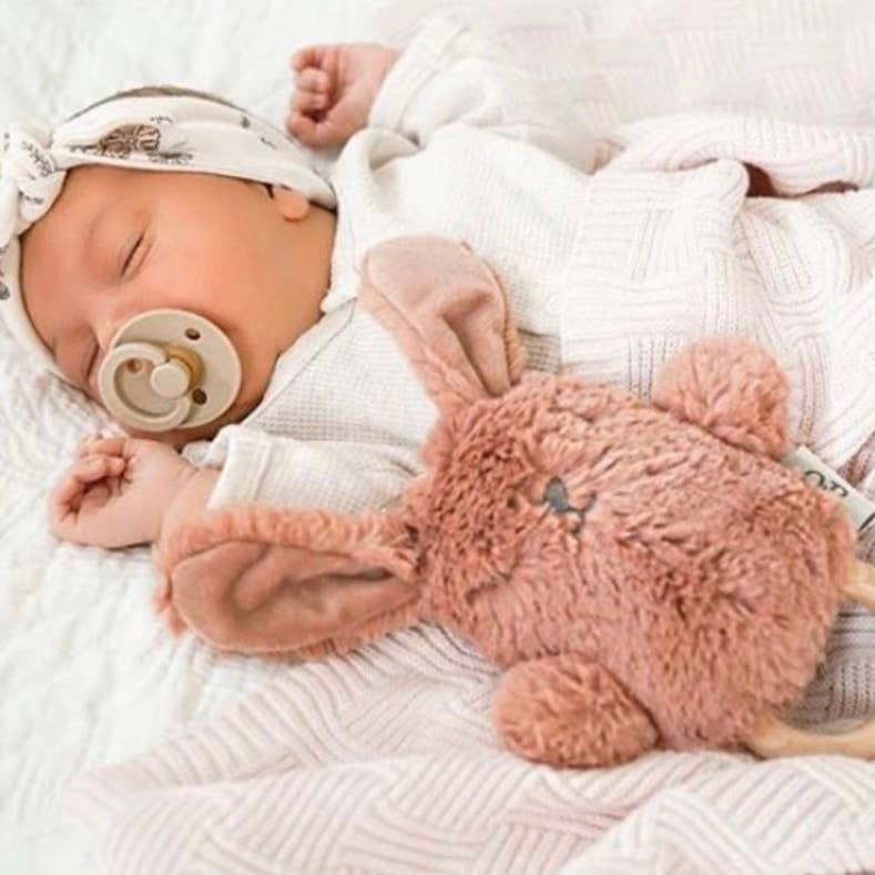 Beck Cream Bunny Soft Rattle Toy 6.8"/17cm