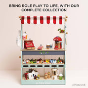 Market Fish Wooden Play Market Crate