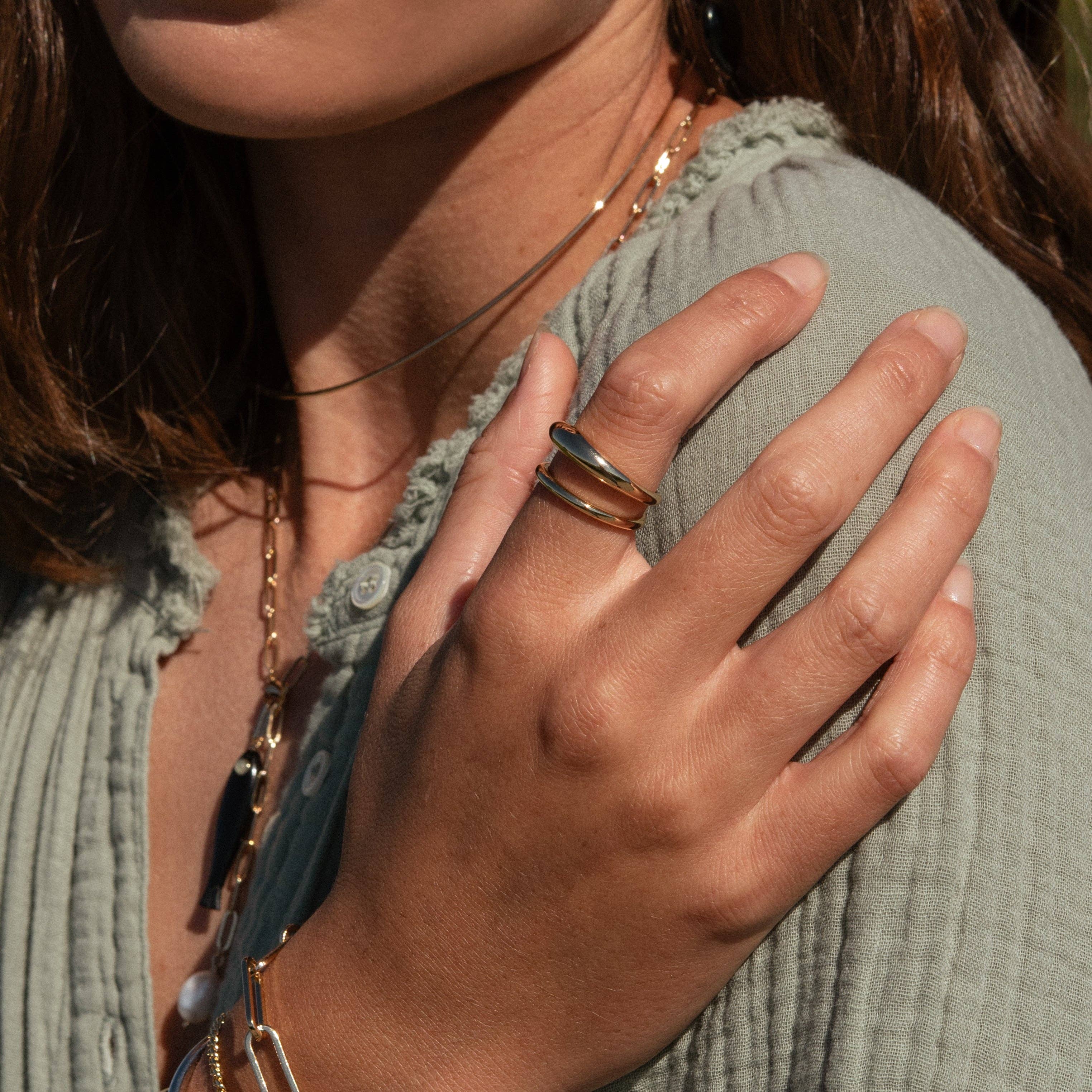 Cielo Ring: 14k Gold Plated / 7