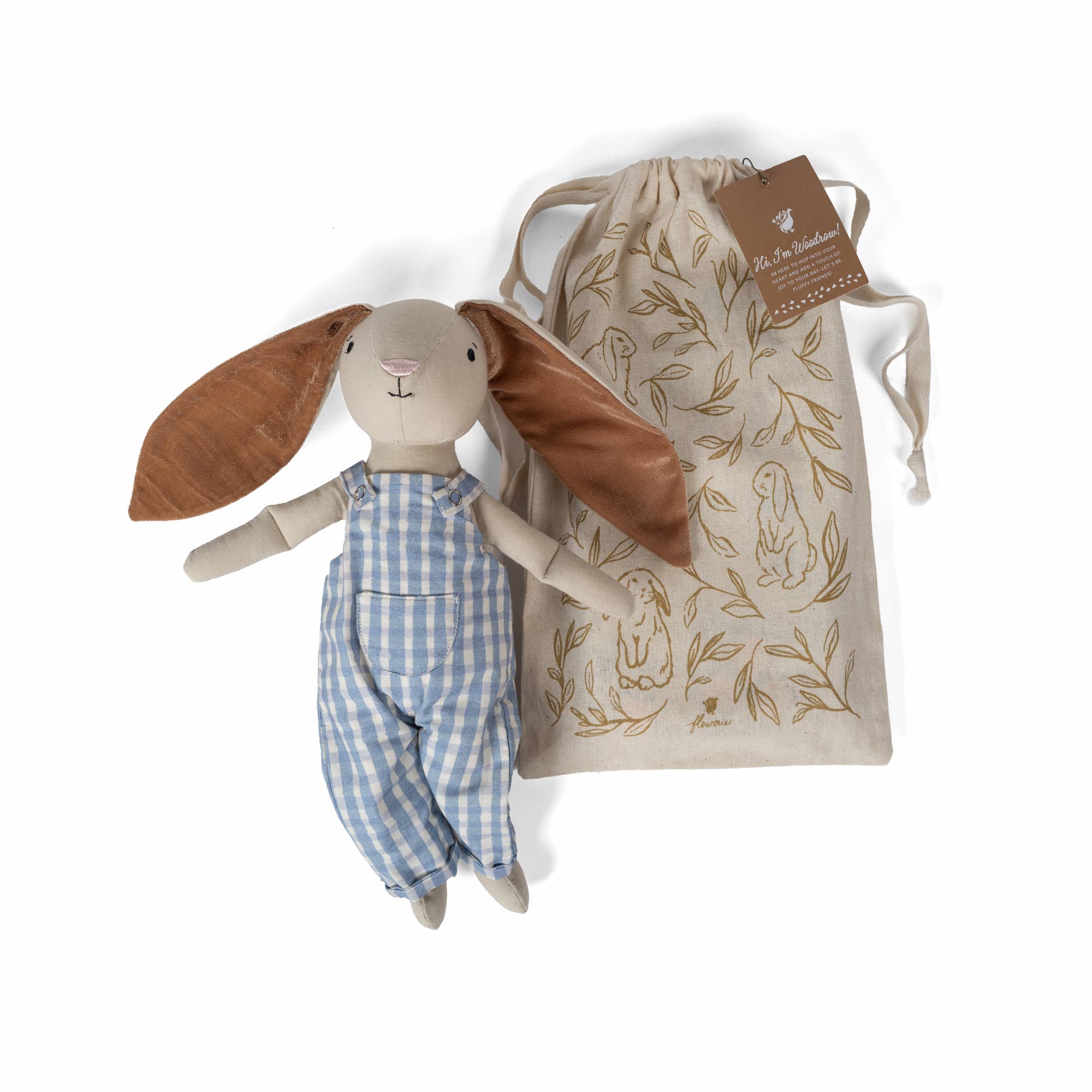 Woodrow Softie Rabbit Doll Bunny Toy