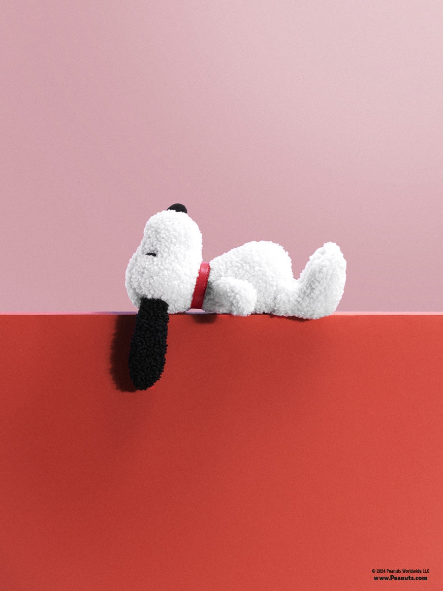 Snoopy ECO Tiny Teddy Cream in giftbox plush, view 2