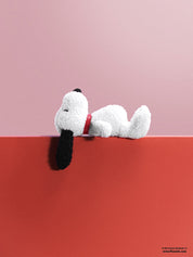 Snoopy ECO Tiny Teddy Cream in giftbox plush, view 2