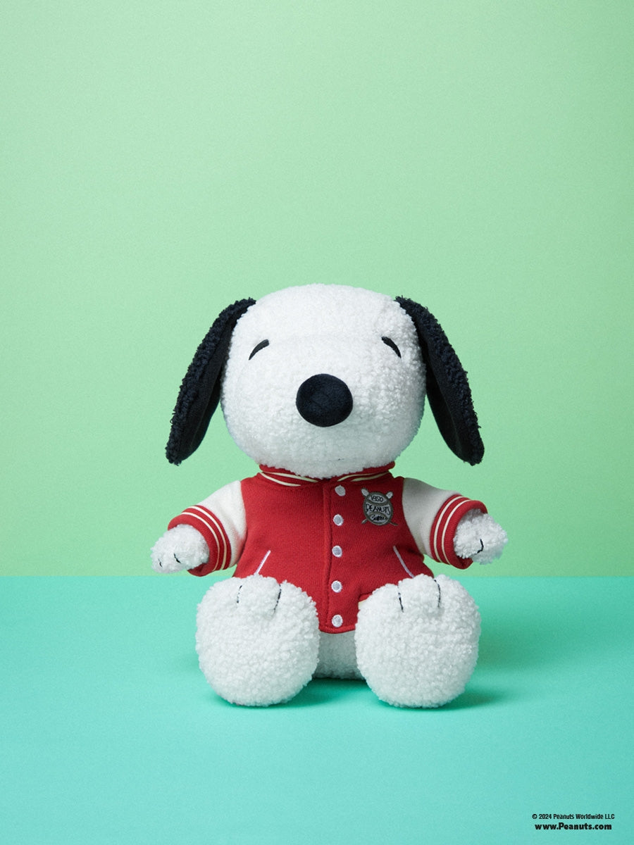 Snoopy with Varsity Jacket plush, view 2